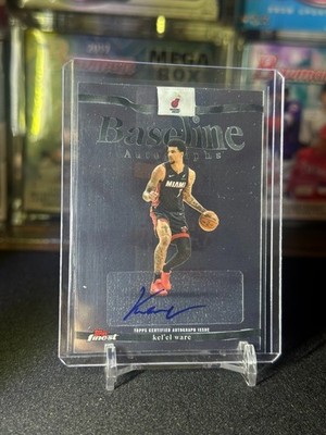 2025-26 Topps Finest Kel'el Ware Baseline Autograph BA-KW