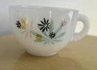 Vintage Federal Glass Atomic Flower Patio Snack 1950’s Replacement Tea Cup