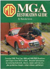 MG MGA 1500 1600 INCL MK2 & TWIN CAM '55- MECHANICAL & BODYWORK RESTORATION BOOK