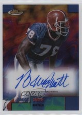 2024 Topps Finest Flashback Oil Spill Refractor 3/10 Bruce Smith Auto HOF 0c3