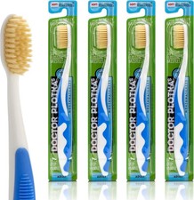 Manual Soft Flossing Toothbrushes for Adults, Value Pack of 4, Ultra Clean for