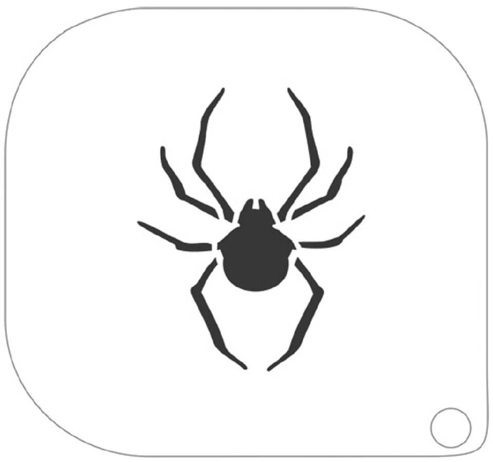 Grimas Schminkschablone Spinne Make up Template Nr. 104 Airbrush