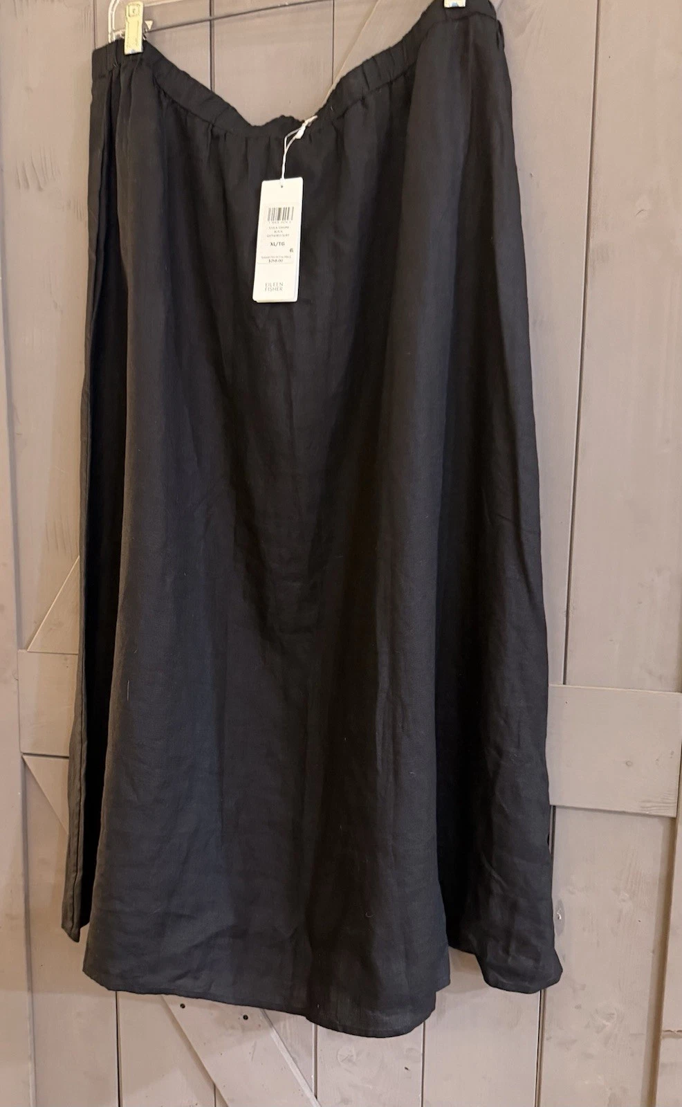 $188 Eileen Fisher Organic-Handkerchief-Linen Flared Black Skirt XL NWT
Opens in a new window or tab