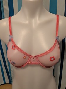 Lounge Pink Floral Lace Bra 34B