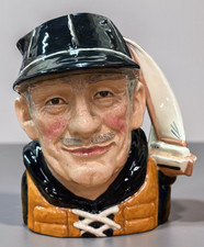 Rare Vintage Royal Doulton Yachtsman Character Ceramic Toby Jug D6626 SU176
