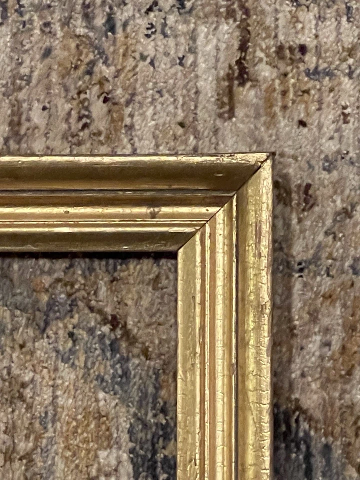 MARCO DE FOTOS ART NOUVEAU DORADO DORADO 16”x20” ANTIGUO AJUSTE Foto 3 de 4