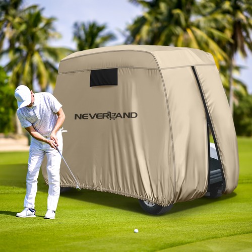 Heavy Duty 4 Passenger Golf Cart Cover for Club Car EZGO YAMAHA Water Resistant - Picture 8 of 15