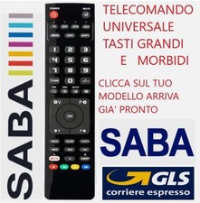 TELECOMANDO UNIVERSALE  SABA ; CLICCA IL TUO MODELLO LO RICEVERAI GIA' PRONTO