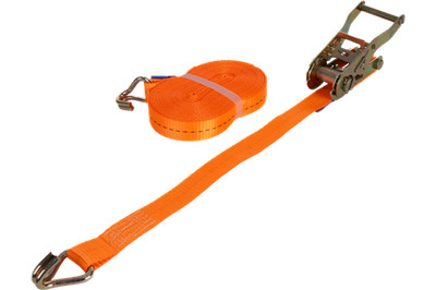 UNITRAILER Spanngurt mit Ratsche 12m 25mm 1t für PKW Anhänger Ladungssicherung