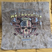 Bandiera bandana Wetzelland 30th Wetzellfest Biker Ohio 2016 