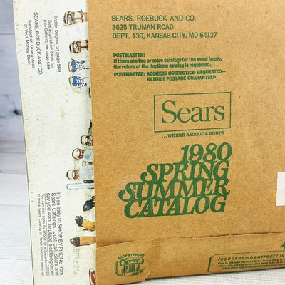 #ad #ad Vintage Sears Roebuck 1980 Spring Summer Catalog 1571 Pages Original Wrapping $40.00