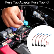 DC 32V Mini Fuse Tap Adapter w/ 5 10A Blade Style Fuse