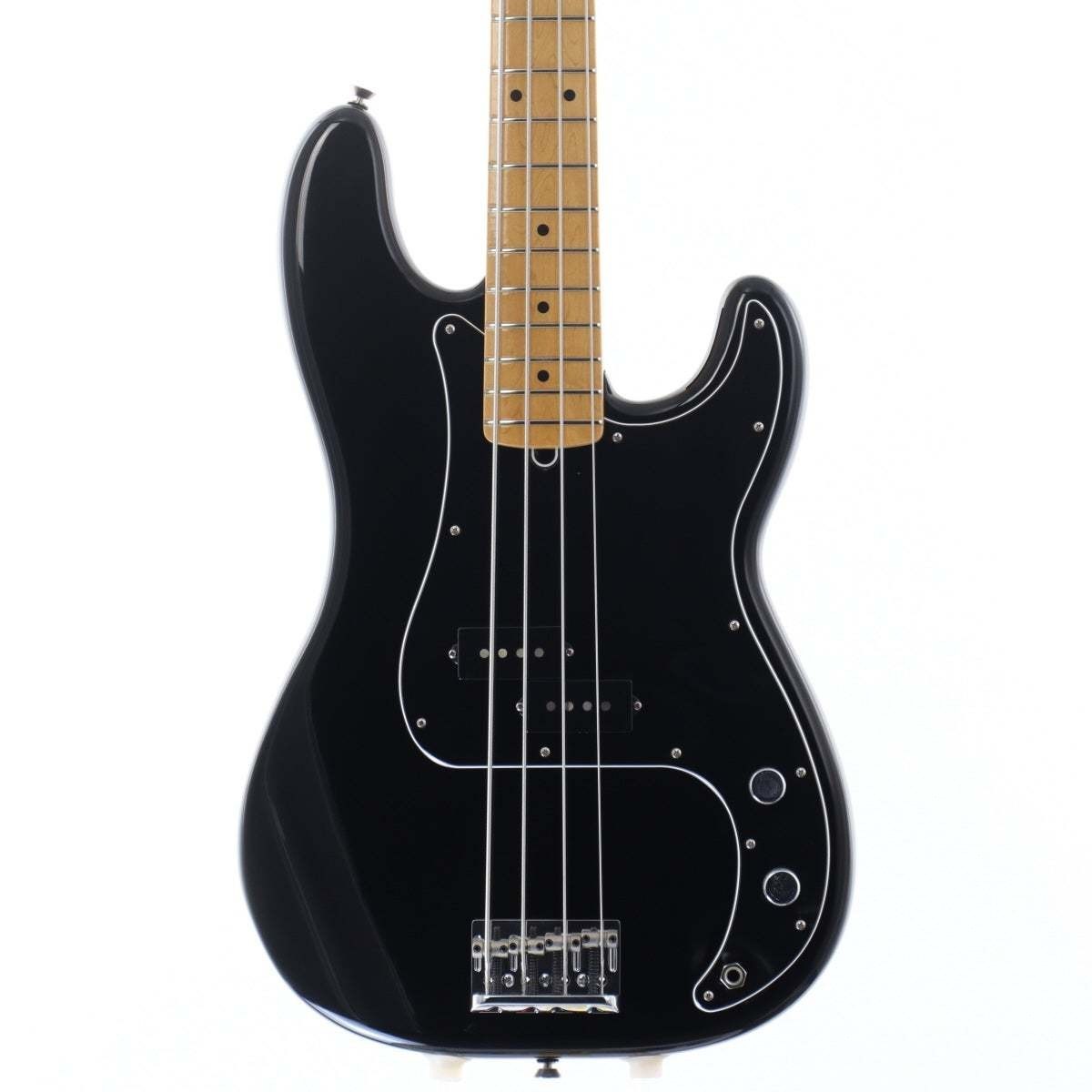 Fender American Standard Precision Bass Black Electric Bass Used