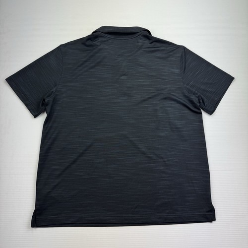 Haggar Space Black Dye Golf Poloshirt Herren großer Strickkragen - Bild 5 von 8