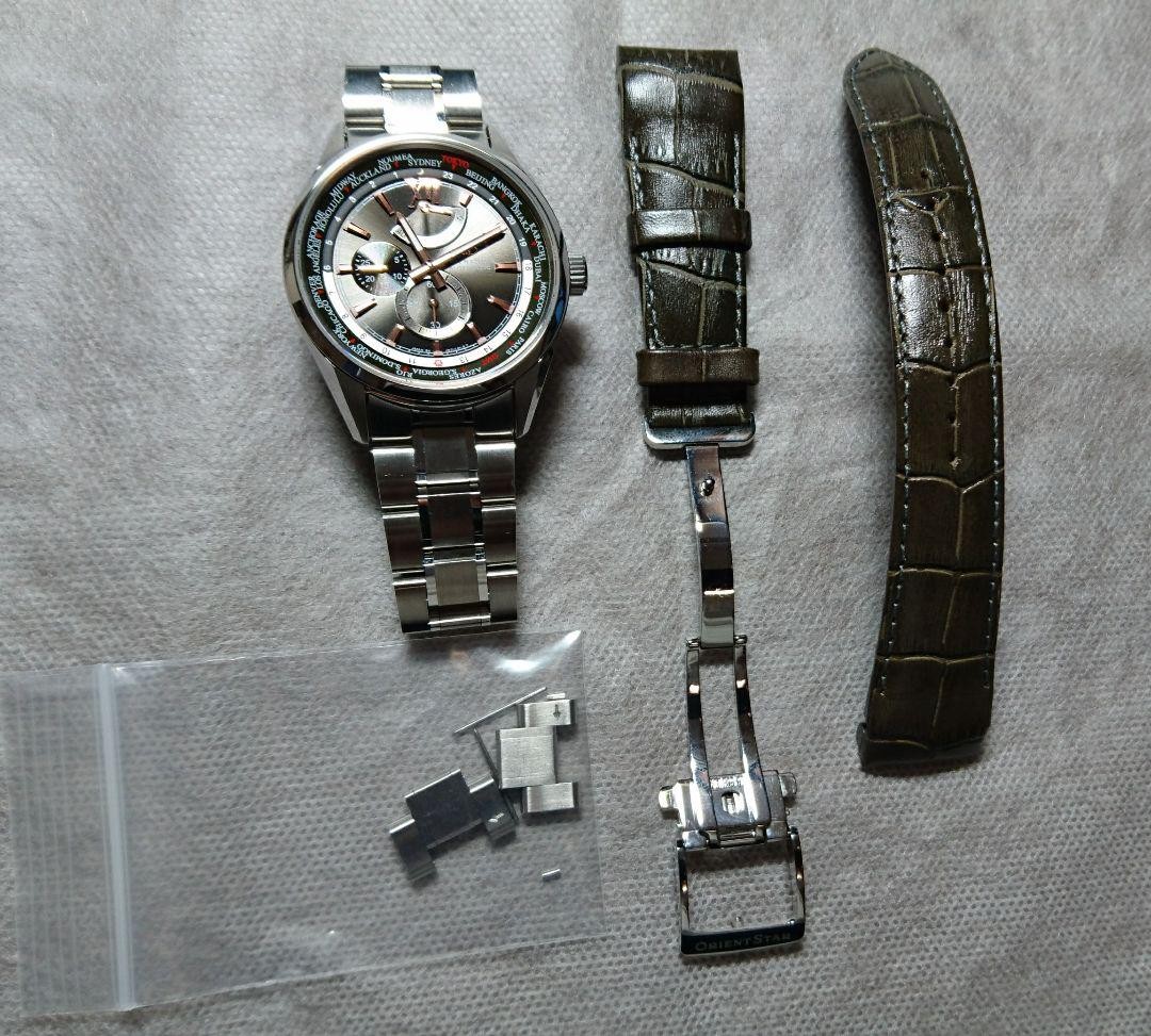 ORIENT STAR ワールドタイム WZ0051JC Orient Star World Time Automatic Watch WZ0051JC Leather