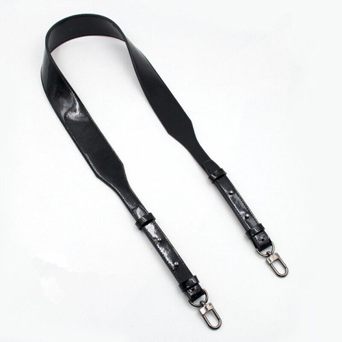 Bandolera de hombro de charol de 4,2 cm de ancho negro bolso correa - Imagen 6 de 15