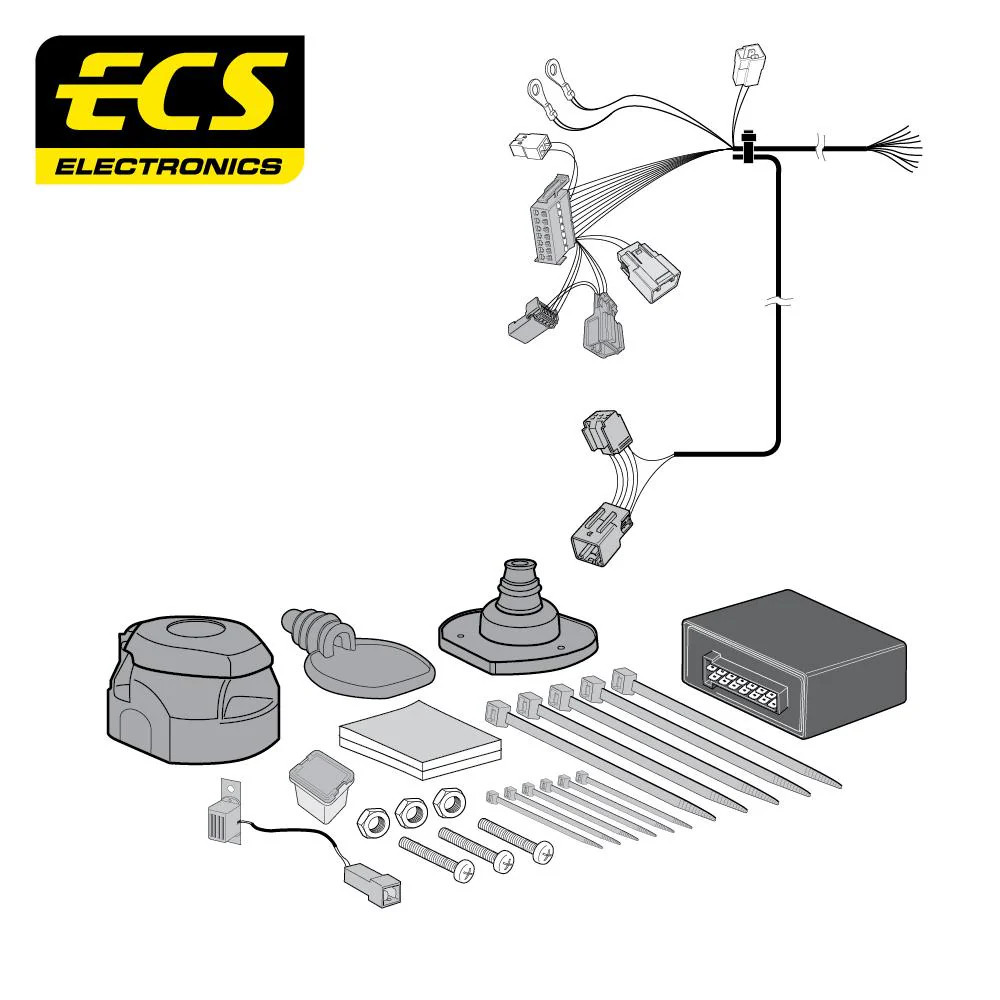 Towbar Wiring Kit 13 Pin VOLVO C70 Cabriolet February 2006 - VL022DXU