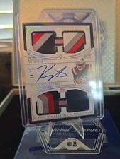 2025 Panini National Treasures - Rookie Materials Autographs Quad Kyle Williams