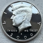 2000-S Kennedy Half Dollar Proof 90% Silver-INV#8719