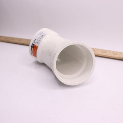 Ipex System 636 45 Degree Long Elbow PVC 2'' Hub 196010