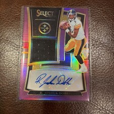 2017 Panini Select - R. JOSHUA DOBBS, 9/15 PURPLE ROOKIE AUTO Relic Card #RM-RJ