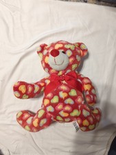 Valentine's Day 14" Red Plush Teddy Bear W/Hearts B16