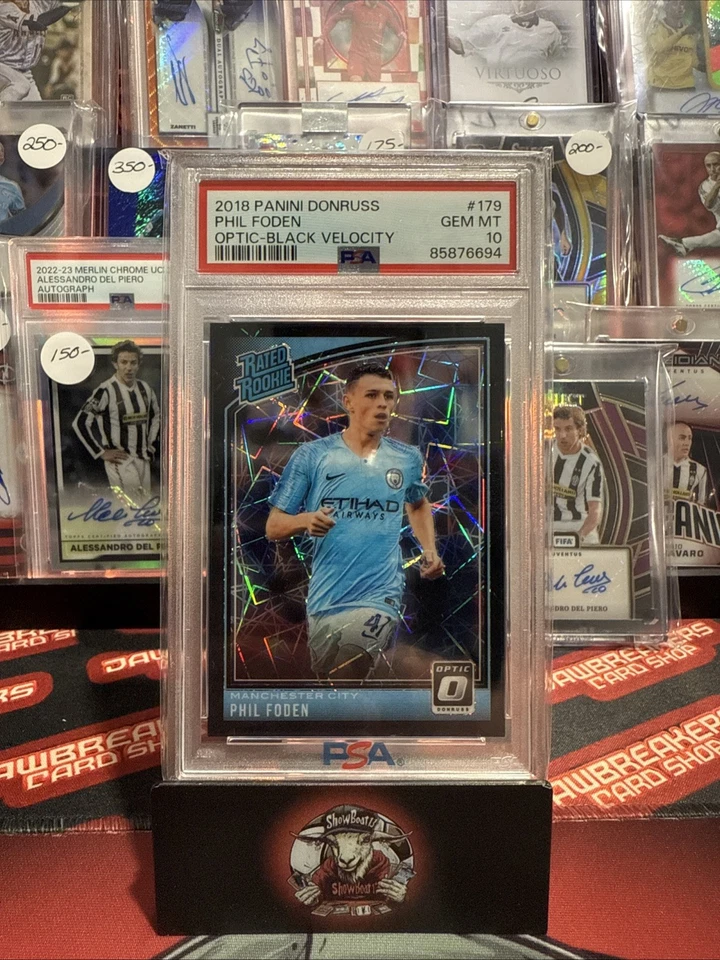 2018 Panini Donruss Optic черная скорость PSA 10 - Изображение 2 из 4