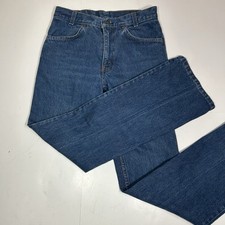 Vtg Levi  s 506 Jeans Tag Sz 29x30 Blue Denim 100 Cotton Made Canada Orange Tab