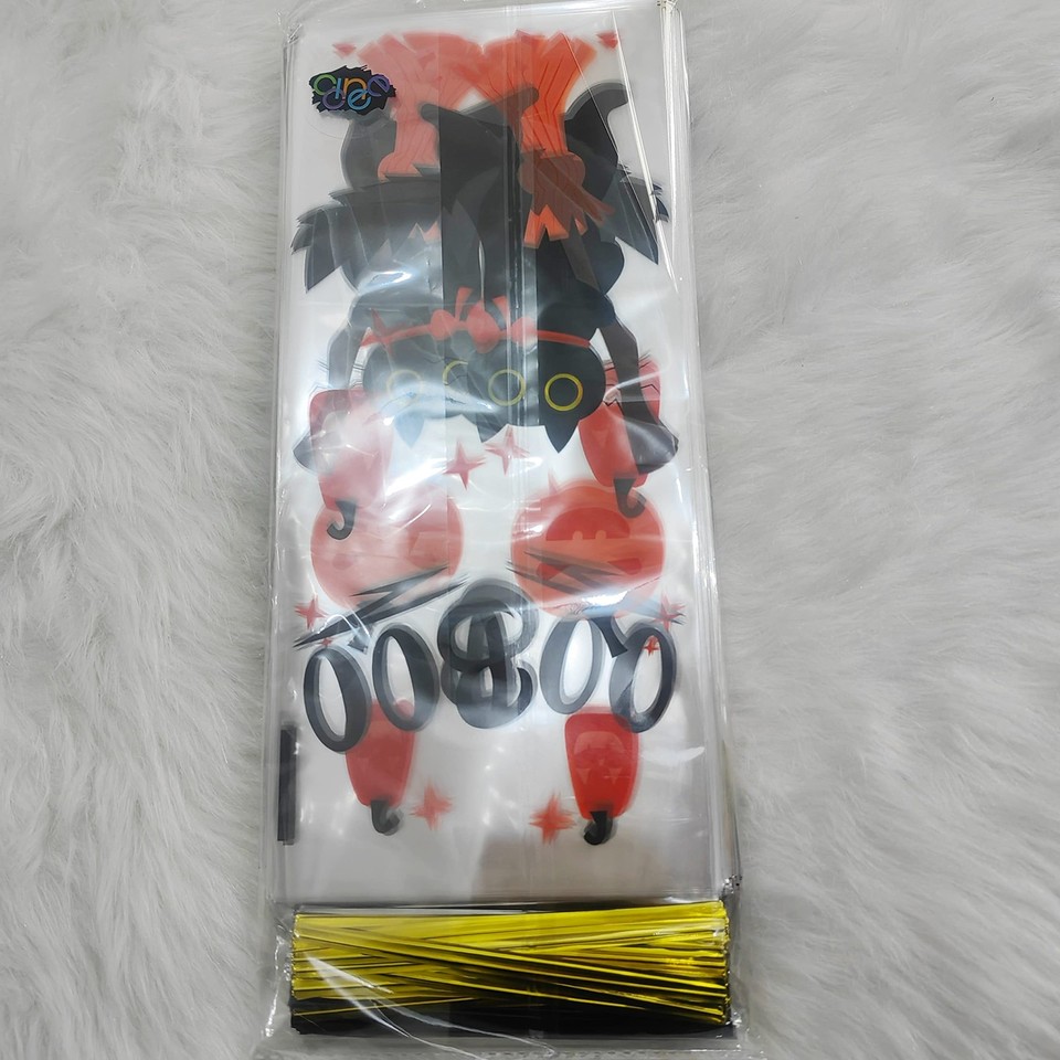 Cello Window CCINEE Halloween Cellophane Treat Bags, 200pcs Clear Cello Candy Bags ...