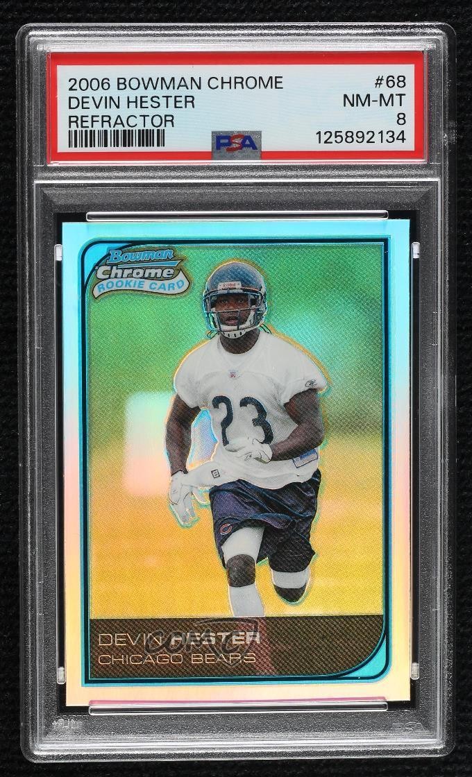 Devin Hester Bowman Chrome #68 Refractor