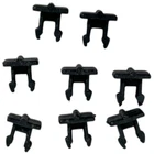 GI Joe USS Flagg Deck Clips Lot of 8 Part Accessory 1985 Hasbro Aircraft