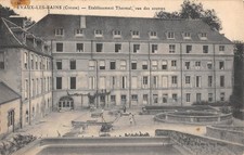 Old postcard 23 EVAUX LES BAINS / THERMAL ESTABLISHMENT / VIEW OF THE SPRINGS