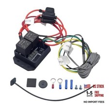 Digital Radiator Fan Controller Switch 12V/24V Kit with Adjustable Temperature