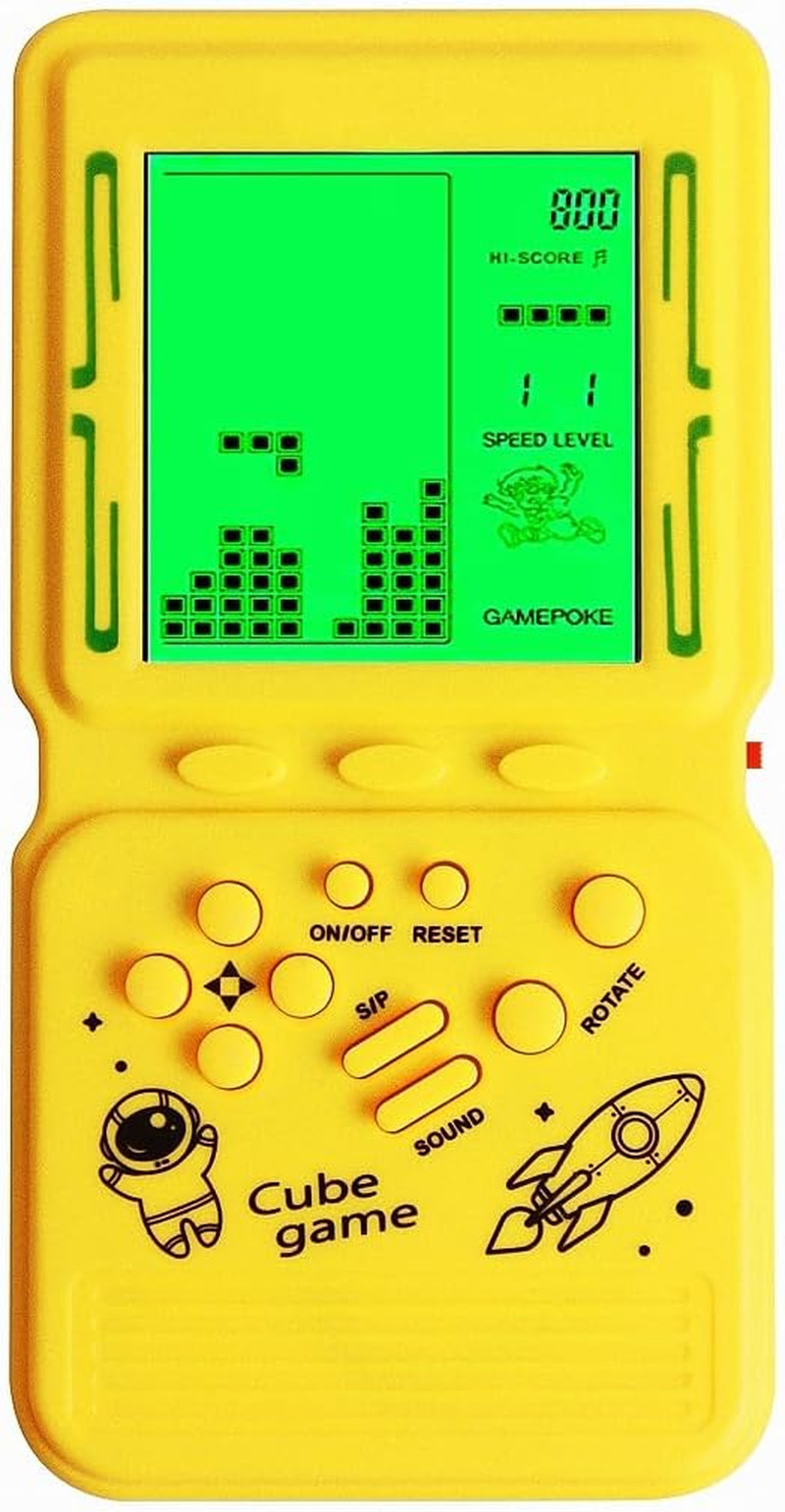 Brick Game Console Retroilluminata Verde 23 in 1 | Schermo XL LCD