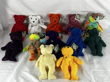 Bamm Beano&rsquo;s MLB Player Bear Lot of 12 w/Original Tags Bonds,Griffey,Sosa,Ripken