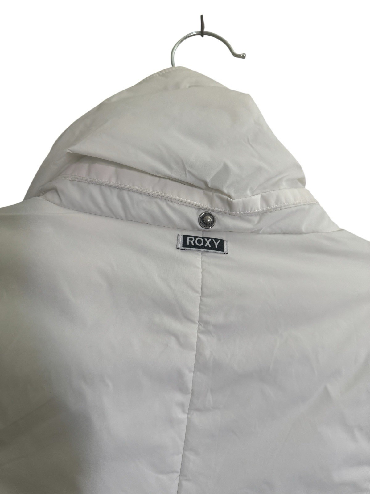 Roxy Medium White Ivory Lightweight Puffer Jacket… - image 9