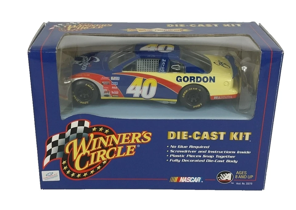 NASCAR 1:24 Diecast Car Bundle Dale Earnhardt, Ricky Rudd, Robby Gordon, Mike W - Image 3 of 4