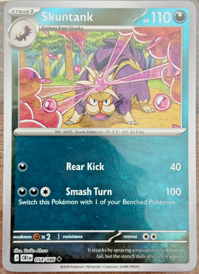 *Pokemon - Einzelkarten - 054/086 Skuntank - Wachsendes Chaos - NM, englisch