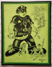 1979 vintage mike rollo malone tattoo weed 420 honolulu babylon flash 11x14print