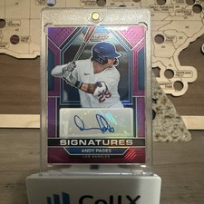 2023 Panini Prizm Signatures Andy Pages #SIG-AP Auto /99 Dodgers RC
