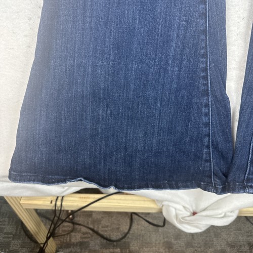 Judy Blue Pull On Super Flare Jeans Women Size 13/31 Bell Bottoms Dark Wash - Picture 4 of 16
