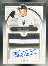 Mark Teixeira 2025 Topps Definitive Collection Auto Relic Cards Black /10 KG