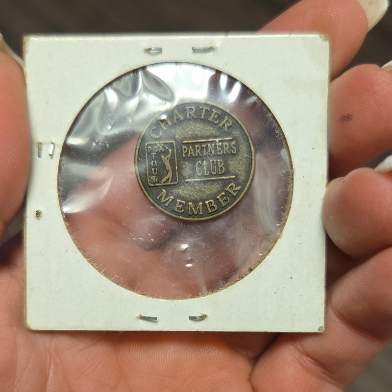 PGA Tour Charter Member Partners Club Bronze Token/Medal in 2x2 Holder