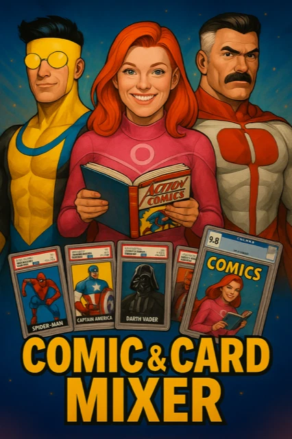 CARD & COMIC MIXER INVINCIBLE ONE-PIECE STAR WARS MARVEL DISNEY SPONGBOB