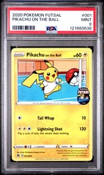 Pikachu on the Ball 001/005 Pokemon Futsal Promo