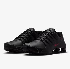 Zapatos para hombre Nike Shox NZ negro blanco rojo universitario 378341 017