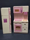 1987 VTG Mattel Barbie Sweet Roses Kitchen & Refrigerator Set - Collector Item
