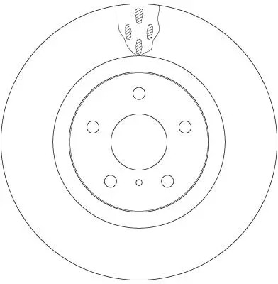 2x Disco freno ventilato DF6480 TRW per NISSAN 350Z Roadster 350Z Coupé