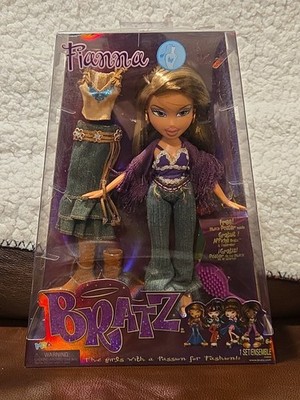 Girlz Girl Bratz Fianna Doll Brown Hair Clothes Accessories Brand New Rare