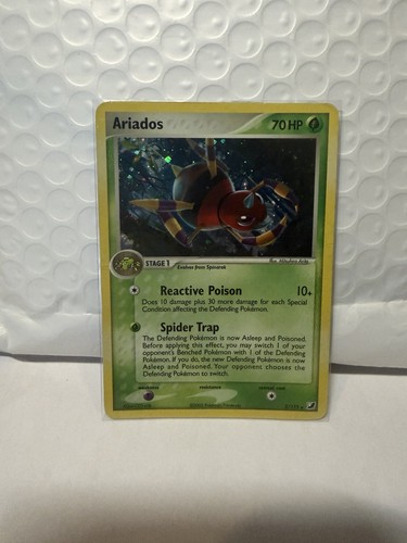 Ariados 2/115 EX Unseen Forces Holo Rare Pokemon Card 2005 Vintage NM